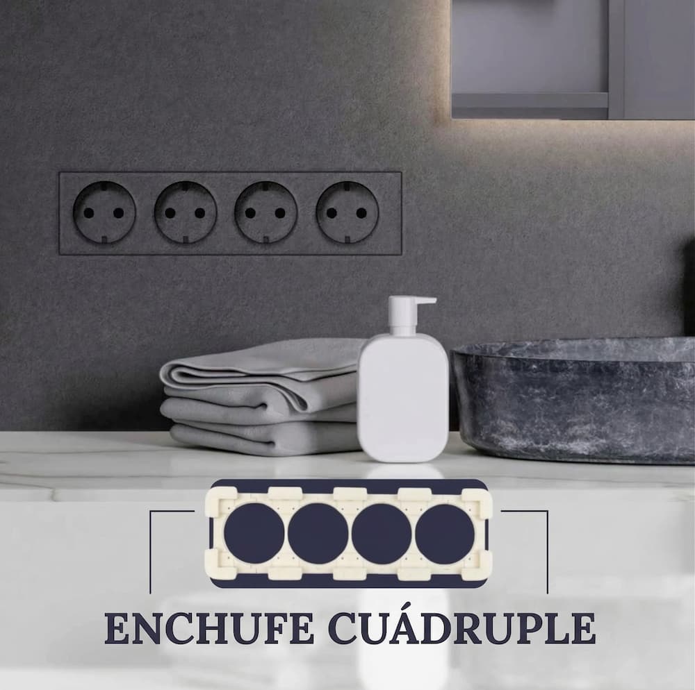 Marco Cuádruple EDPLIT - Detalle montaje